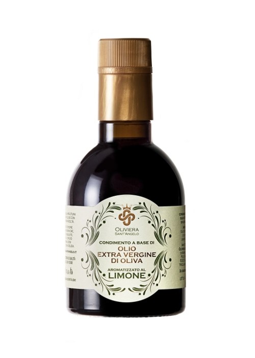 olio extra vergine di oliva aromatiziato al limone