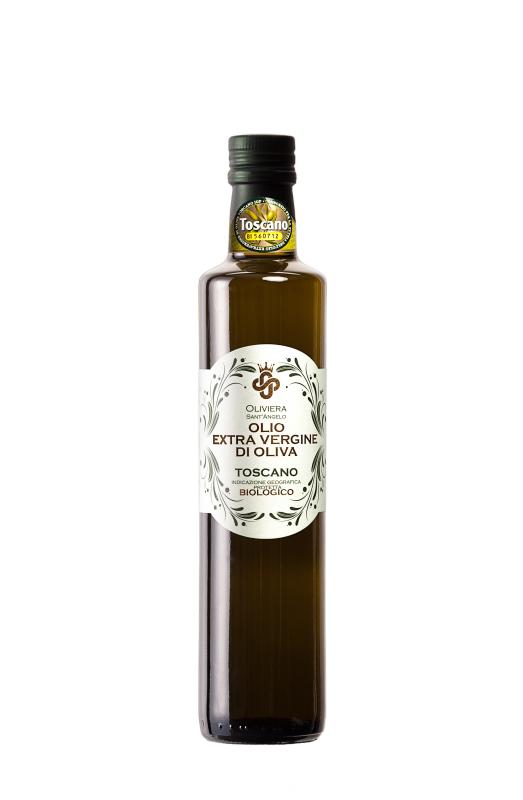 Italian extra virgin organic olive oil Tuscan-IGP 2022 0,500 lt