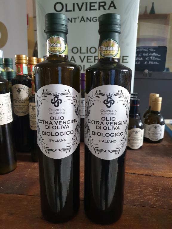 Italian Extra virgin organic olive oil Tuscan-IGP 2021 lt 0,750
